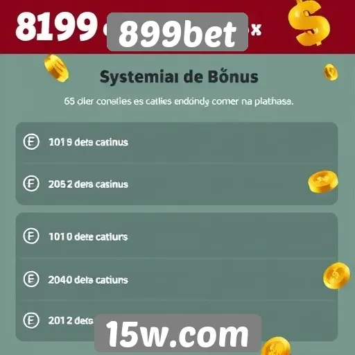 Como funciona o sistema de bônus da 899bet