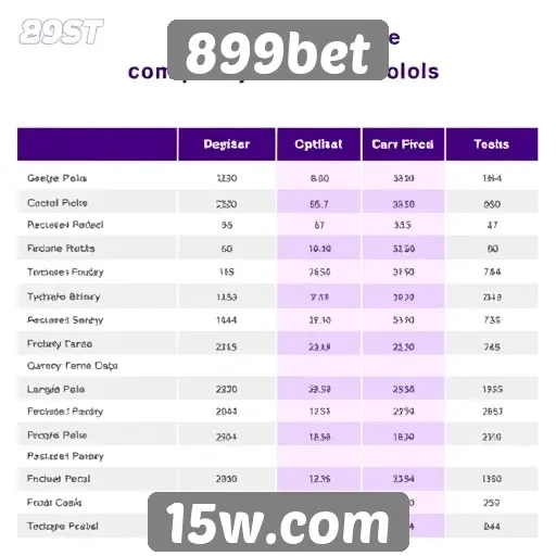 Comparativo de jogos oferecidos na plataforma 899bet